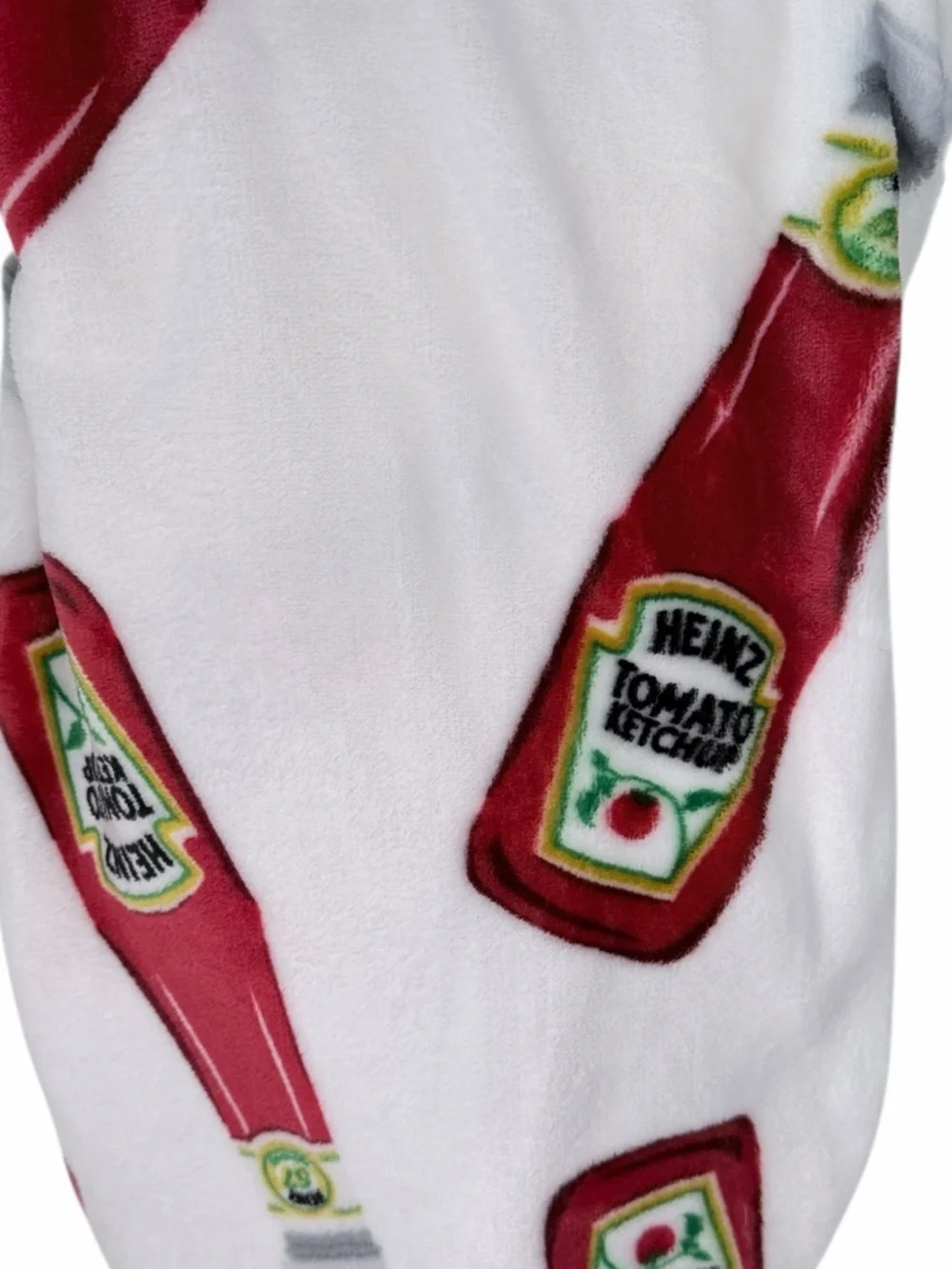 Heinz Tomato Ketchup Velvet Soft Throw Blanket 60x70 Novelty Food Print Ketchup